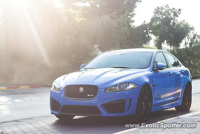 Jaguar XKR-S spotted in Tel Aviv, Israel