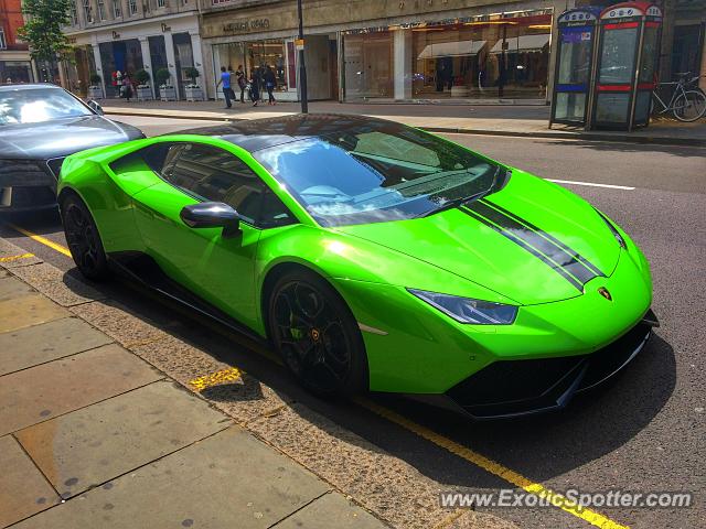 Lamborghini Huracan spotted in London, United Kingdom