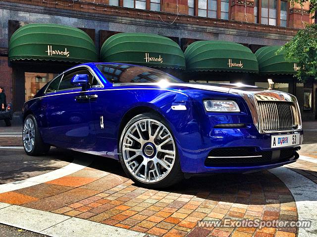 Rolls-Royce Wraith spotted in London, United Kingdom