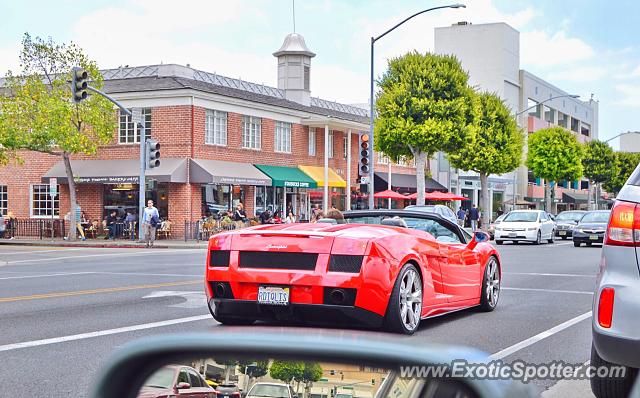 Lamborghini Gallardo spotted in Beverly Hills, California