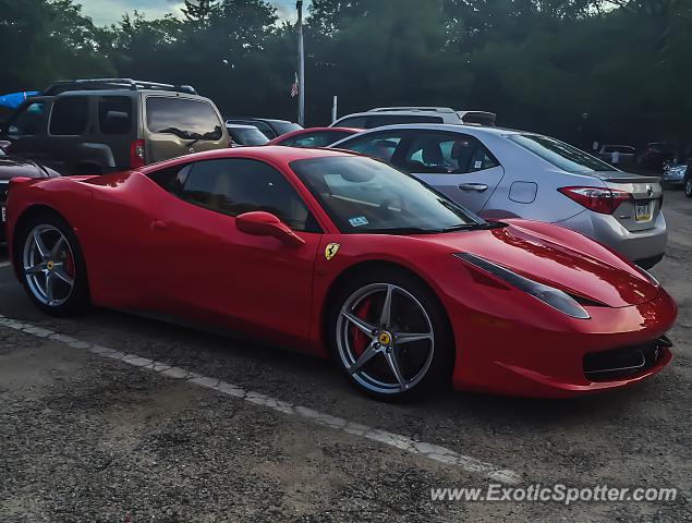 Ferrari 458 Italia spotted in Cape Cod, Massachusetts