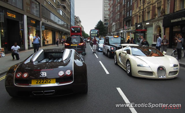 Bugatti Veyron spotted in London, United Kingdom