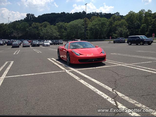 Ferrari 458 Italia spotted in Freehold, New Jersey