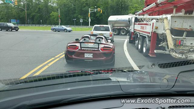 Porsche 918 Spyder spotted in Flemington, New Jersey