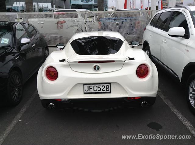 Alfa Romeo 4C spotted in Auckland, New Zealand