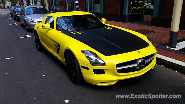 Mercedes SLS AMG spotted in San Francisco, California