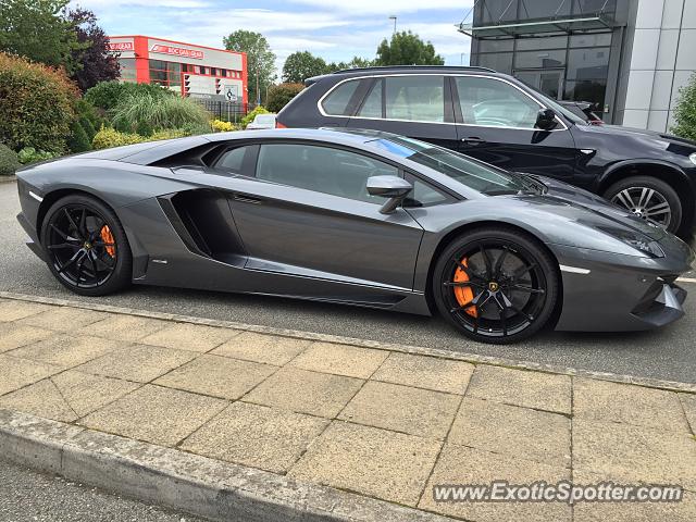 Lamborghini Aventador spotted in Leeds, United Kingdom