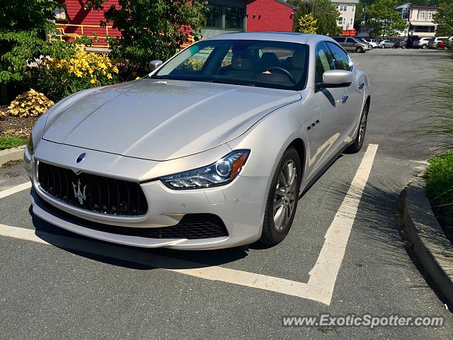 Maserati Ghibli spotted in Provincetown, Massachusetts