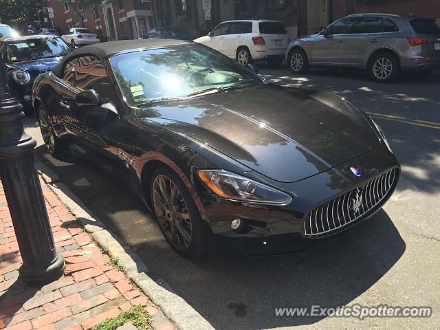 Maserati GranCabrio spotted in Boston, Massachusetts