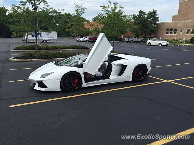 Lamborghini Aventador spotted in Cincinnati, Ohio