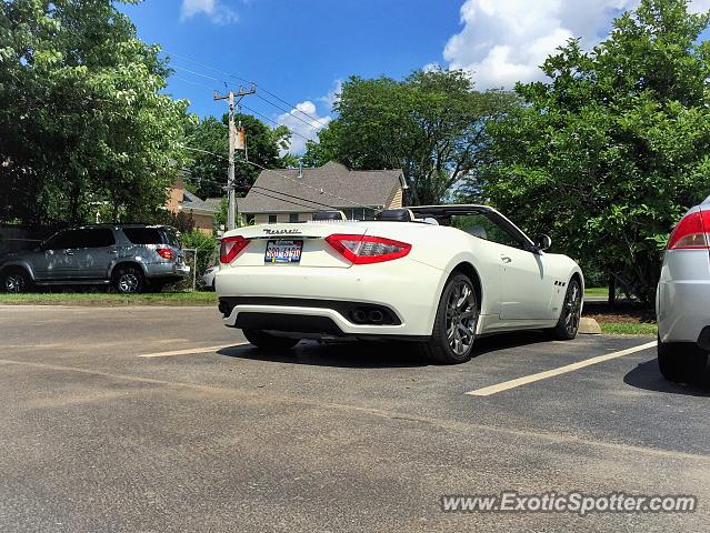 Maserati GranTurismo spotted in Wedtern Springs, Illinois