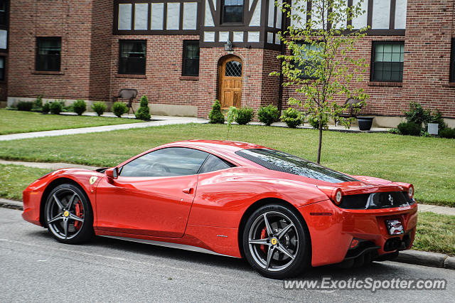 Ferrari 458 Italia spotted in Cincinnati, Ohio