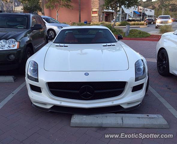 Mercedes SLS AMG spotted in Malibu, California