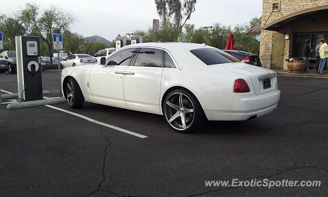 Rolls-Royce Ghost spotted in Scottsdale, Arizona