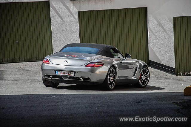 Mercedes SLS AMG spotted in Knokke-Heist, Belgium