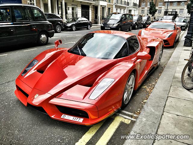 Ferrari Enzo spotted in London, United Kingdom