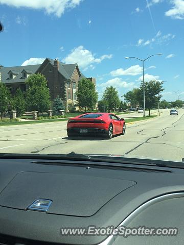 Lamborghini Huracan spotted in Middleton, Wisconsin