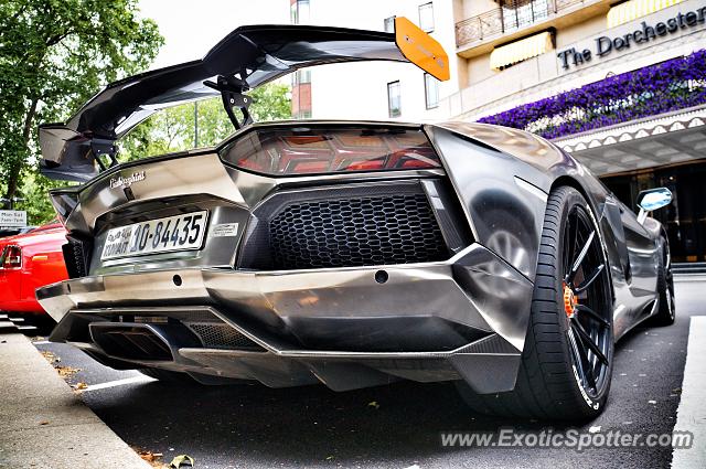 Lamborghini Aventador spotted in London, United Kingdom