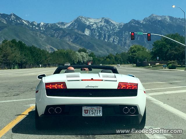 Lamborghini Gallardo spotted in Holladay, Utah