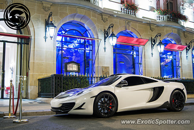 Mclaren MP4-12C spotted in Paris, France