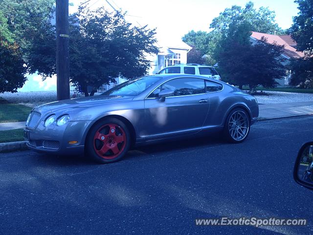 Bentley Continental spotted in Brick, New Jersey