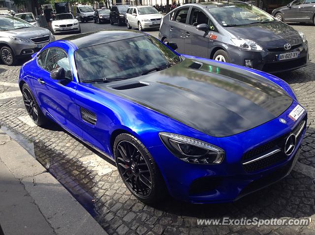 Mercedes SLS AMG spotted in Paris, France