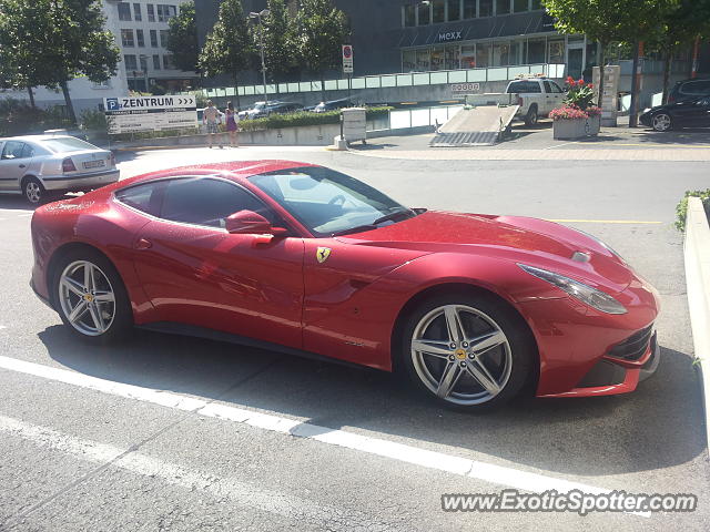 Ferrari F12 spotted in Vaduz, Liechtenstein