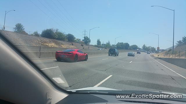 Ferrari 458 Italia spotted in Sacramento, California