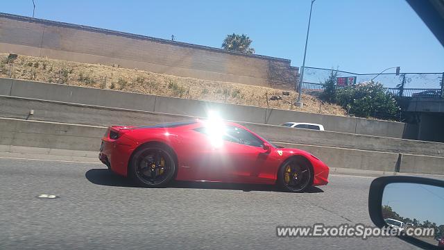 Ferrari 458 Italia spotted in Sacramento, California