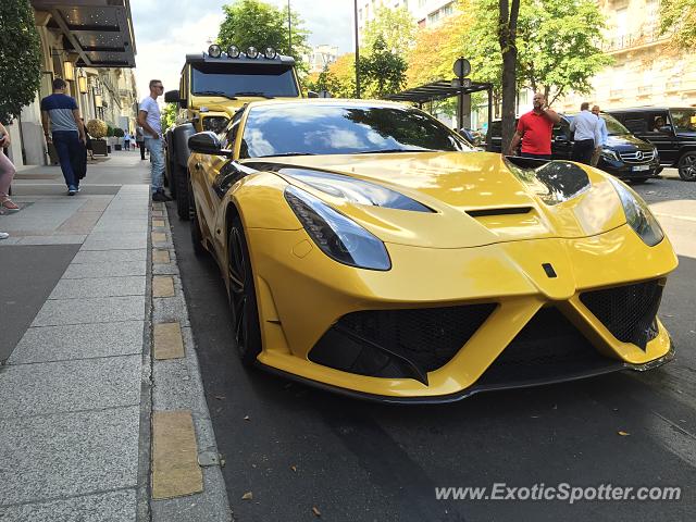 Ferrari F12 spotted in Paris, France