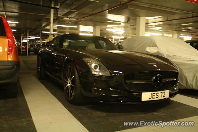Mercedes SLS AMG spotted in London, United Kingdom