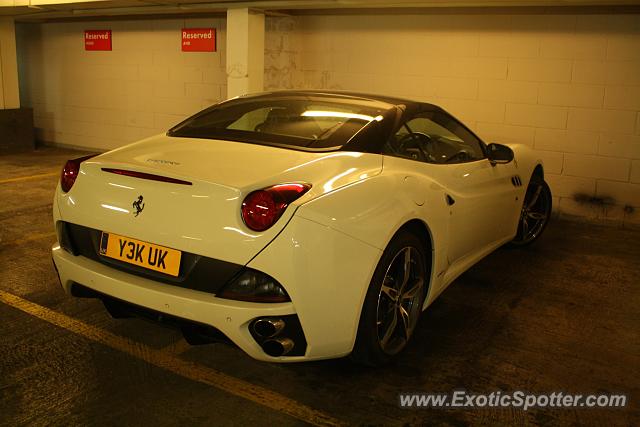 Ferrari California spotted in London, United Kingdom