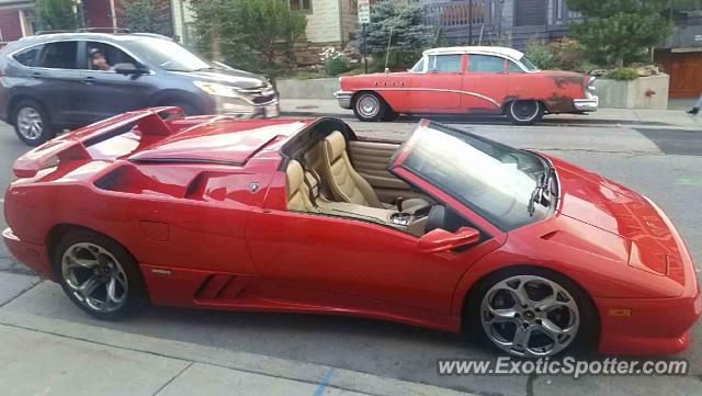 Lamborghini Diablo spotted in Park City, Utah