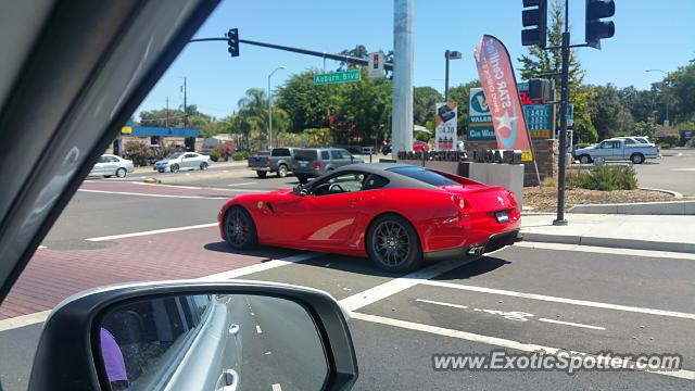 Ferrari 599GTB spotted in Sacramento, California