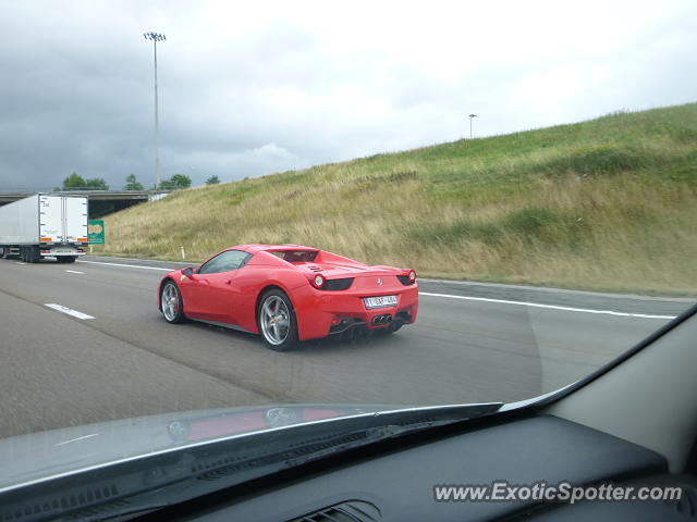 Ferrari 458 Italia spotted in Brussels, Belgium