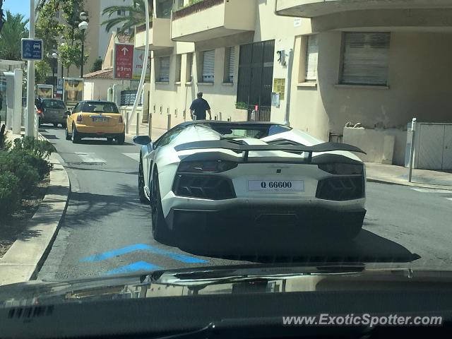 Lamborghini Aventador spotted in Canne, France