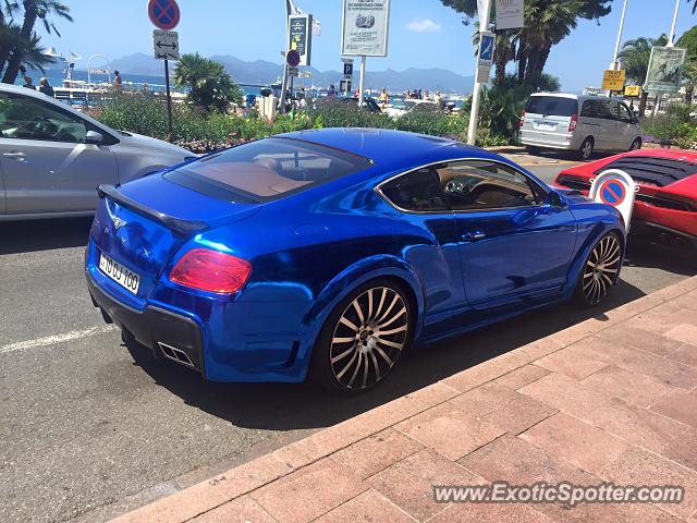 Bentley Continental spotted in Canne, France