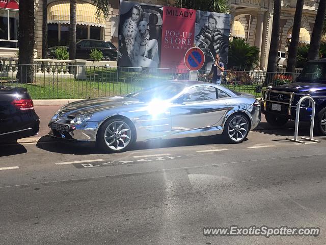Mercedes SLR spotted in Canne, France