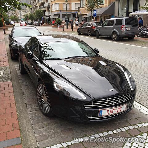 Aston Martin Rapide spotted in Knokke, Belgium