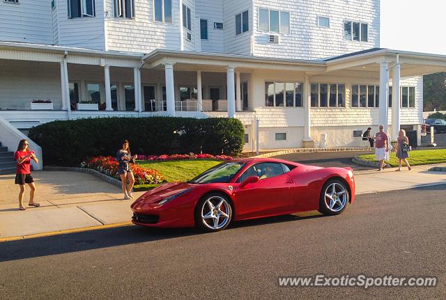 Ferrari 458 Italia spotted in Spring Lake, New Jersey