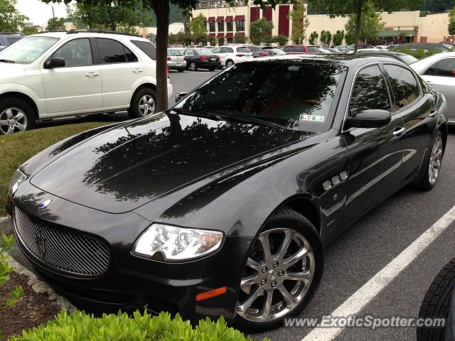 Maserati Quattroporte spotted in Center valley, Pennsylvania