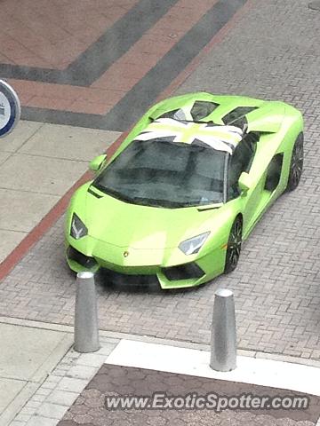 Lamborghini Aventador spotted in Indianapolis, Indiana