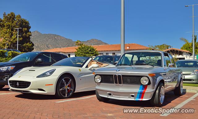 Ferrari California spotted in Malibu, California