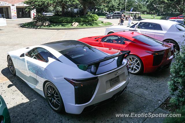 Lexus LFA spotted in Pebble Beach, California