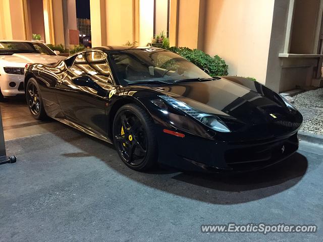 Ferrari 458 Italia spotted in Las Vegas, Nevada