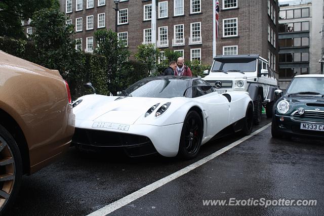 Pagani Huayra spotted in London, United Kingdom