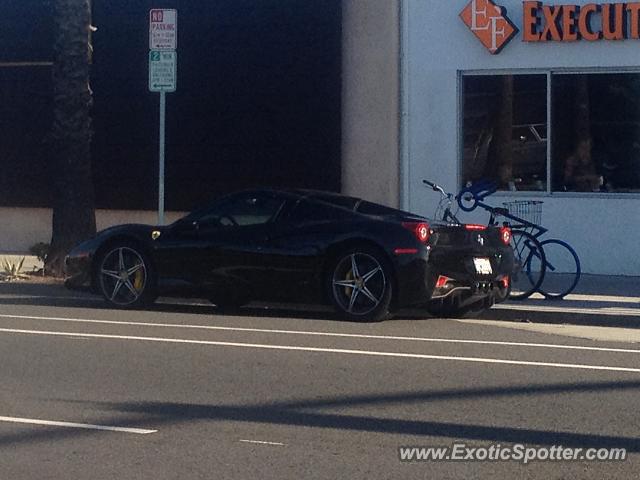 Ferrari 458 Italia spotted in Long Beach, California