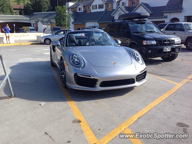 Porsche 911 Turbo spotted in Vail, Colorado