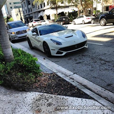 Ferrari F12 spotted in Fort Lauderdale, Florida