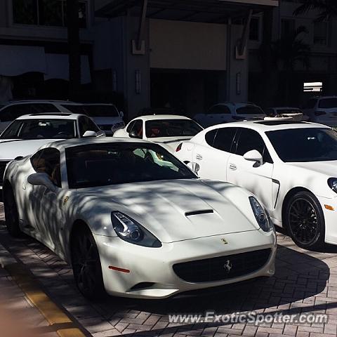 Ferrari California spotted in Fort Lauderdale, Florida
